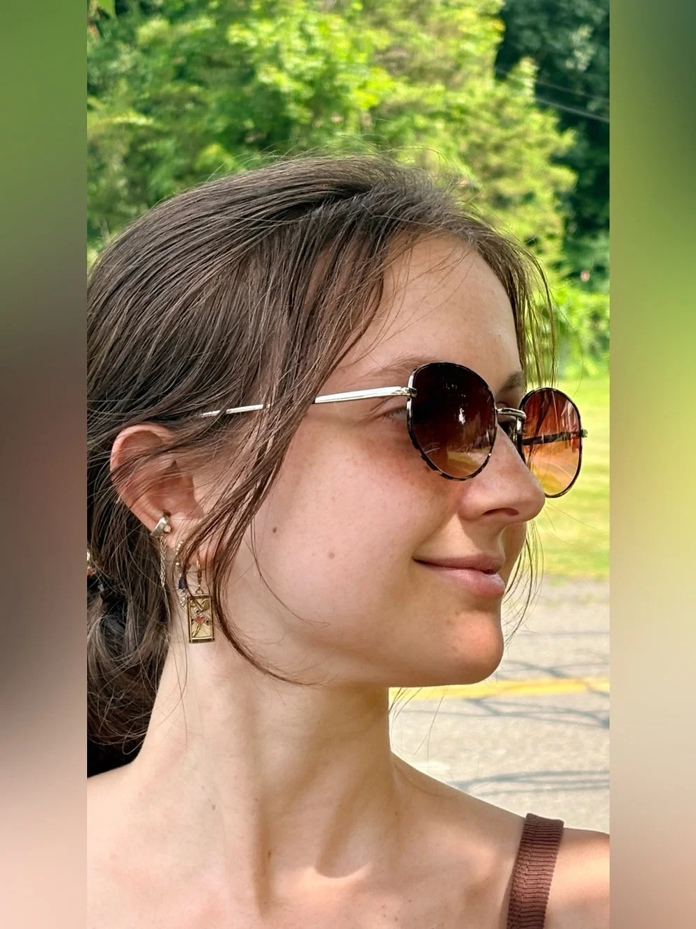 HOUSE OF HARLOW Sunglasses G12973 Tortoise Amber